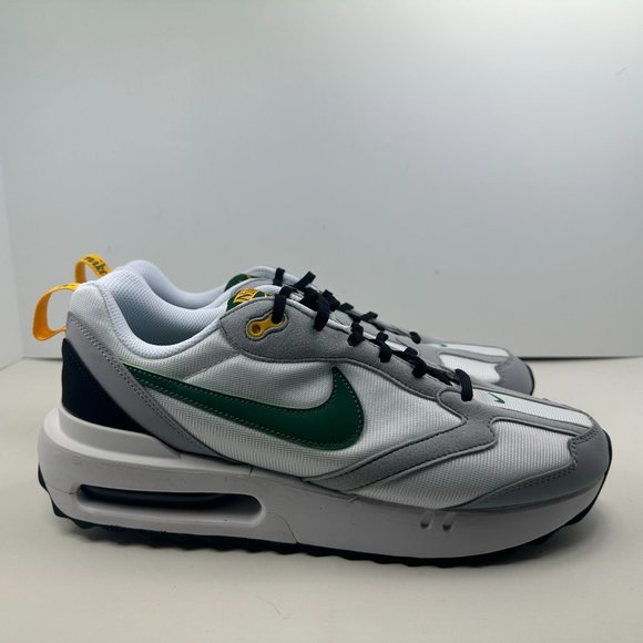 NIKE Air Max DAWN Men's Shoe White/Gorge Green-Black-University Gold DM0013 101 - Picture 10 of 12